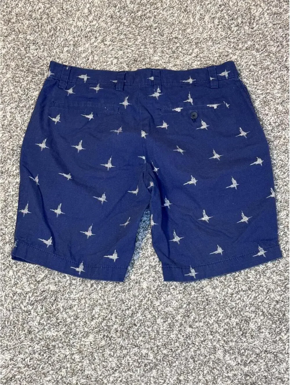 ✨ Banana Republic Navy Printed Chino Shorts | Size 29